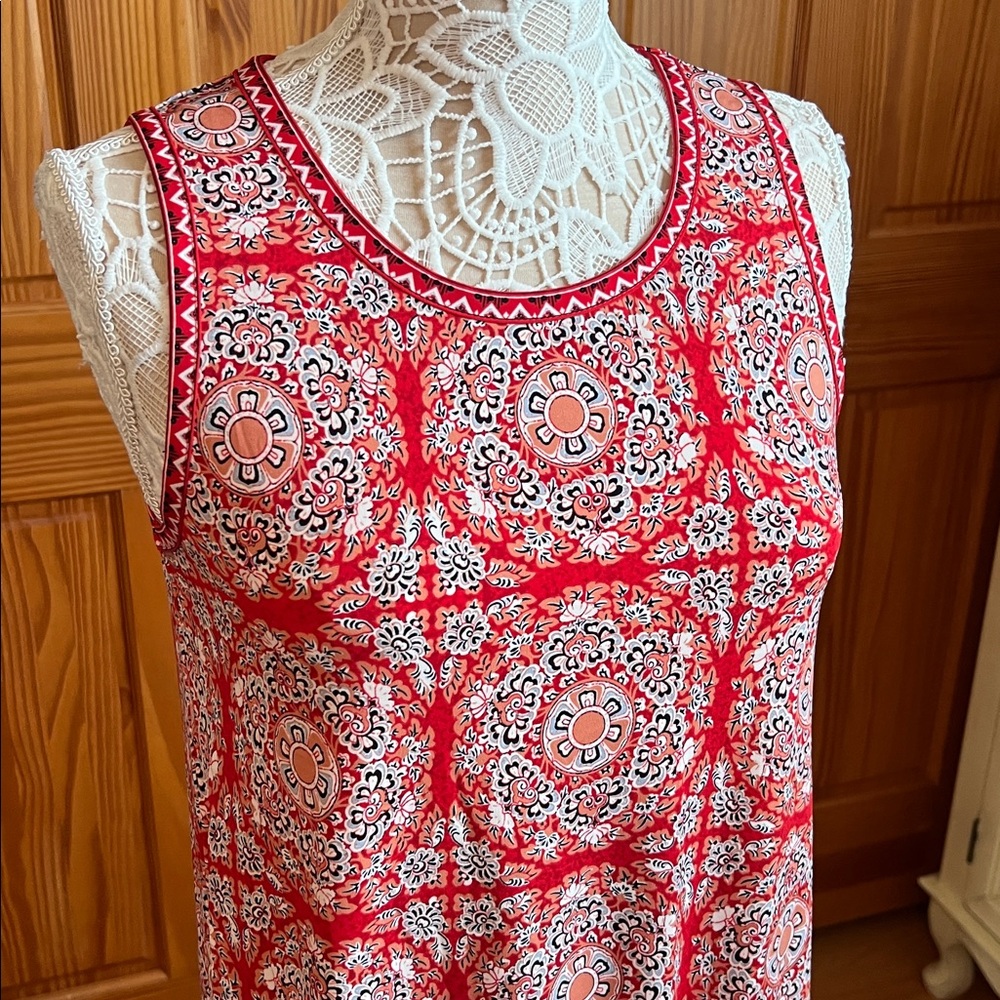 Max Studio Patterned Sun Dress - image 2